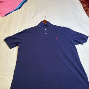 Ralph Lauren Men's Dark Blue Polo Shirt